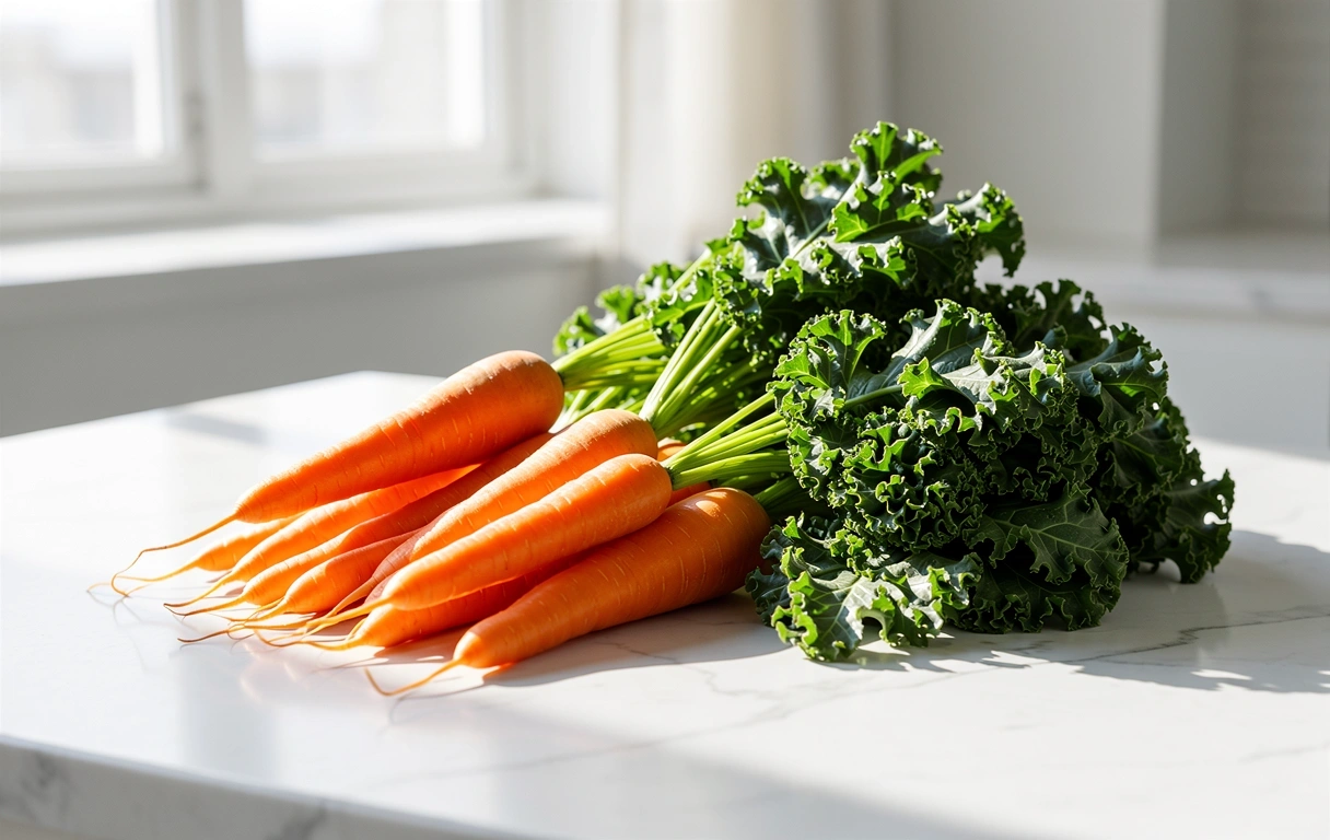 Terveellisiä raaka-aineita kauniisti aseteltuna